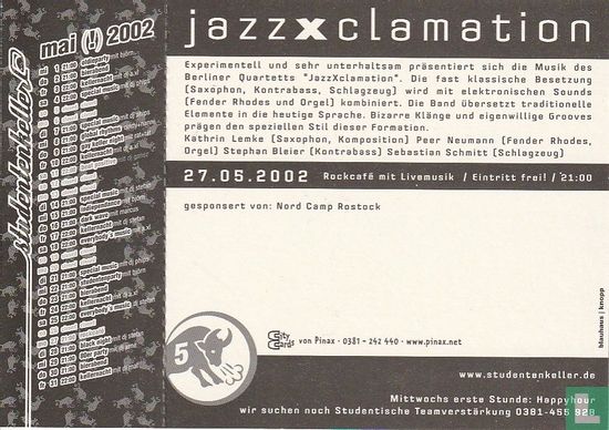 Studentenkeller Rostock 2002/05 "jazz x clamation" - Afbeelding 2