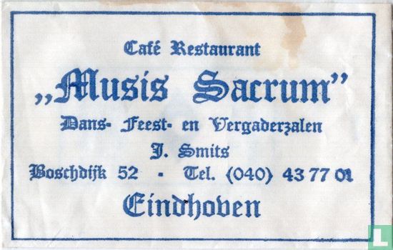 Café Restaurant "Musis Sacrum" - Afbeelding 1