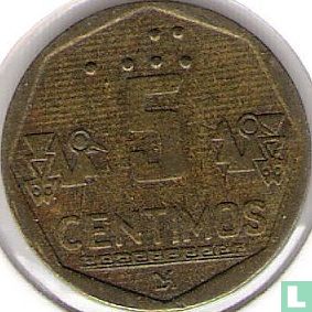 Pérou 5 céntimos 1997 - Image 2