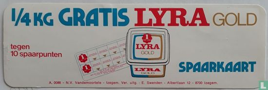 Lyra Gold spaarkaart  - Bild 1