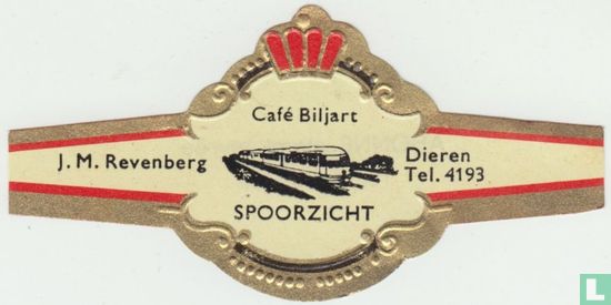 Café Biljart Spoorzicht - J.M. Revenberg - Dieren Tel. 4193 - Afbeelding 1