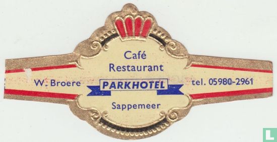 Café Restaurant Parkhotel Sappemeer - W. Broere - tel. 05980-2961 - Afbeelding 1