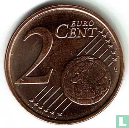 Luxembourg 2 cent 2021 (lion) - Image 2
