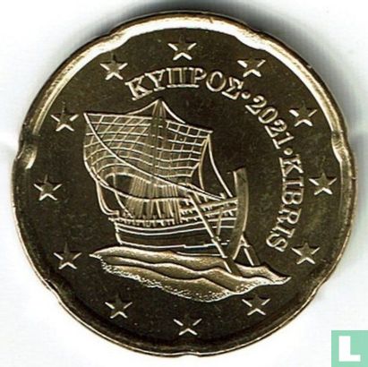 Cyprus 20 cent 2021 - Afbeelding 1