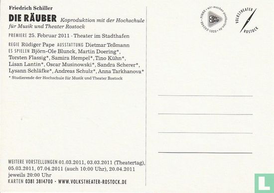 Volkstheater Rostock - Die Räuber "Freiheit" - Afbeelding 2