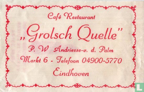 Café Restaurant "Grolsch Quelle" - Image 1