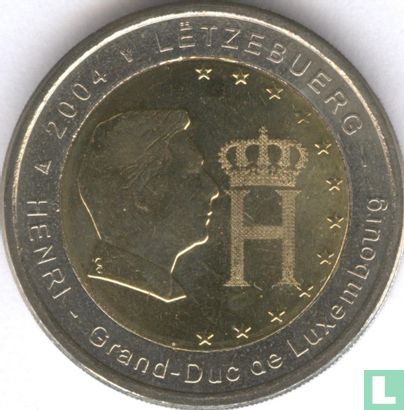Luxemburg 2 Euro 2004 (Typ 2) "80 years of using monograms on Luxembourgish coins" - Bild 1