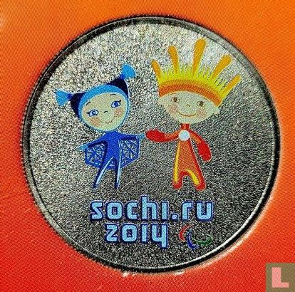 Russie 25 roubles 2013 (folder) "2014 Winter Paralympics in Sochi" - Image 3