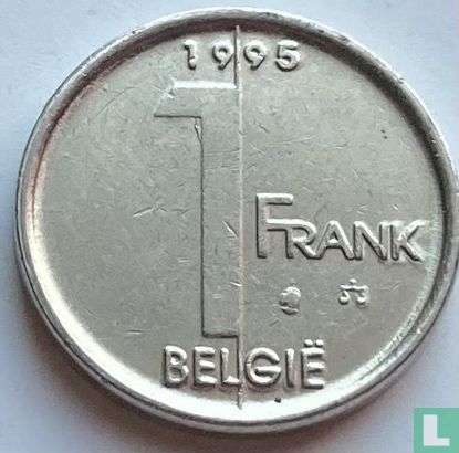 Belgien 1 Franc 1995 (NLD - Prägefehler) - Bild 1