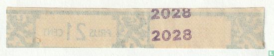 Prijs 21 cent - (Achterop nr. 2028} - Image 2