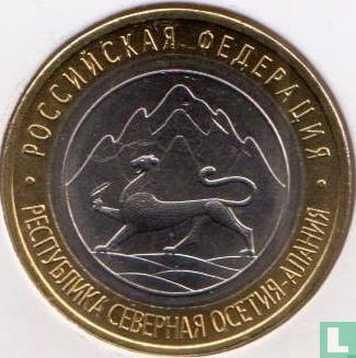 Rusland 10 roebels 2013 (type 1) "Republic of North Ossetia-Alania" - Afbeelding 2