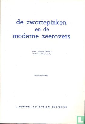 De Zwartepinken en de moderne zeerovers - Afbeelding 3