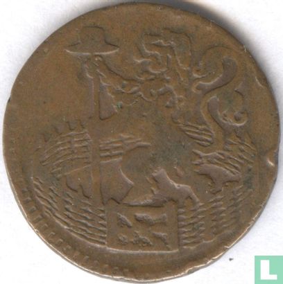 Holland 1 duit 1742/1 (koper) - Afbeelding 2