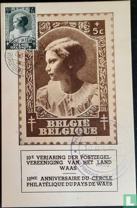 10e verjaring der postzegelvereniging van het land waas