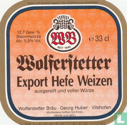 Wolferstetter Export Hefe Weizen