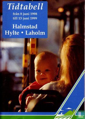 Timetable: Halmstad-Hylte-Laholm 1998-1999