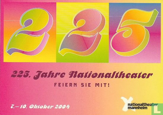 National Theater Mannheim - 225 Jahre - Image 1
