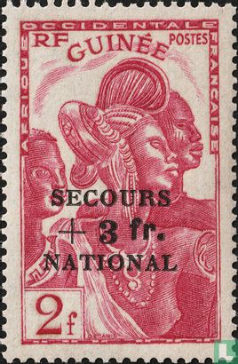 Women from Guinea, with overprint