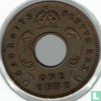 Afrique de l'Est 1 cent 1949 - Image 2
