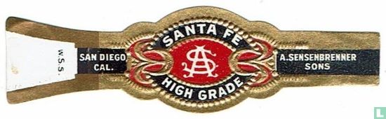 Santa Fe AS High Grade - San Diego Cal. - A. Sensenbrenner Sons - Afbeelding 1