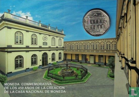 Peru 1 nuevo sol 2015 (folder) "450 years Casa Nacional de Moneda" - Afbeelding 1