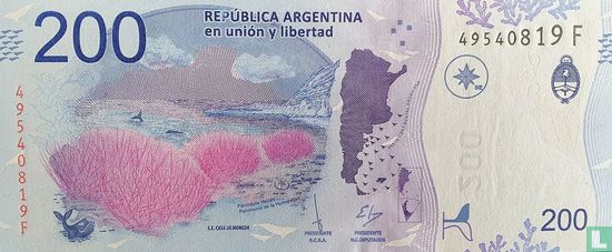 Argentinië 200 Pesos - Afbeelding 2