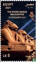 Inhuldiging van de Sphinx Avenue in Luxor