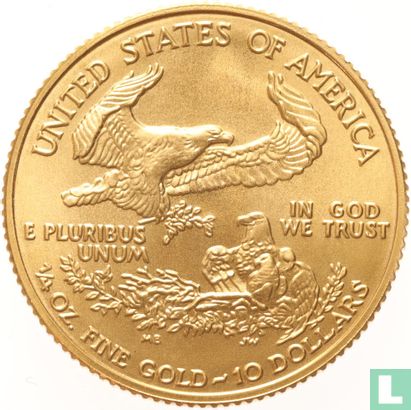 États-Unis 10 dollars 2007 (W) "Gold eagle" - Image 2