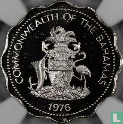 Bahamas 10 cents 1976 (PROOF) - Image 1