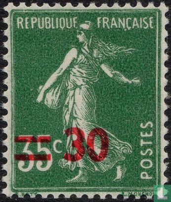 Sower, with overprint - Image 1