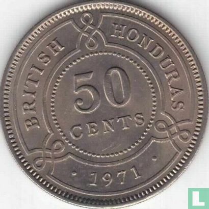 British Honduras 50 cents 1971 - Image 1