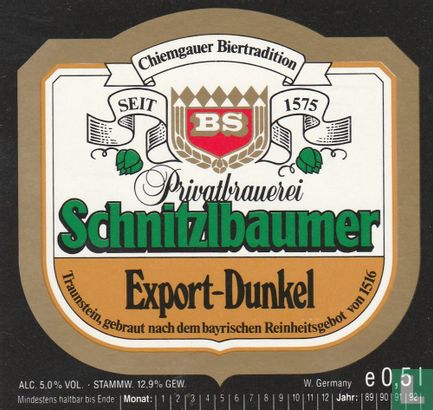 Schnitzlbaumer Export-Dunkel