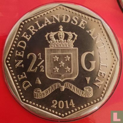 Nederlandse Antillen 2½ gulden 2014 - Afbeelding 1