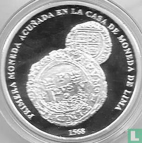 Peru 1 sol 2018 (PROOF) "450 years First coin minted at Casa de Moneda de Lima" - Afbeelding 2