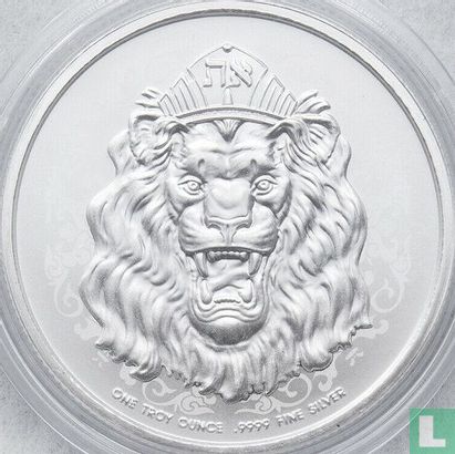 Niue 2 dollars 2022 "Roaring lion" - Image 2