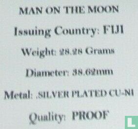 Fiji 1 dollar 2019 (PROOF - colourless) "50th anniversary of the moon landing" - Image 3