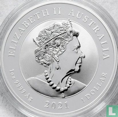 Australië 1 dollar 2021 "Quokka" - Afbeelding 1
