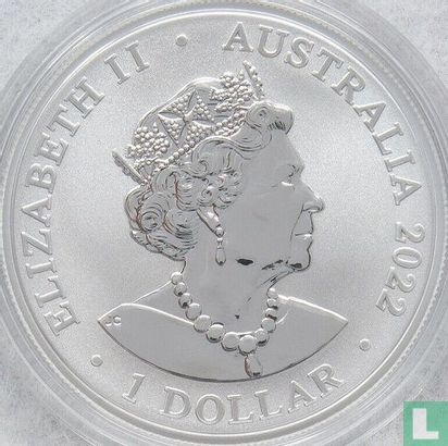 Australië 1 dollar 2022 "Kangaroo" - Afbeelding 1