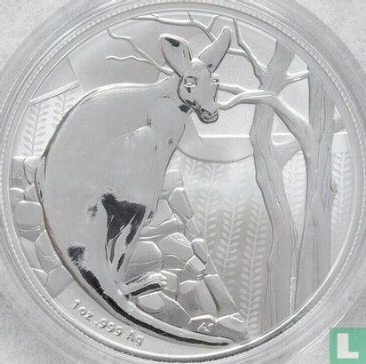 Australië 1 dollar 2022 "Kangaroo" - Afbeelding 2