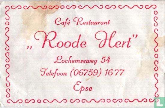 Café Restaurant "Roode Hert" - Image 1
