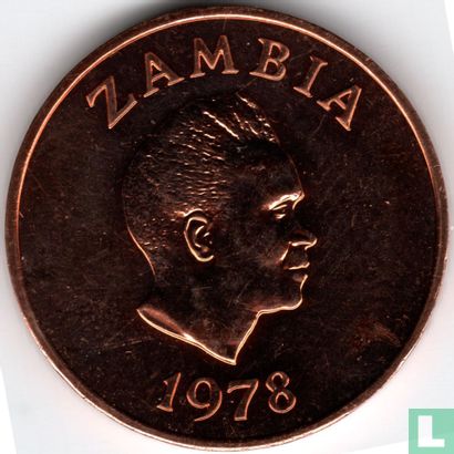 Zambie 2 ngwee 1978 - Image 1