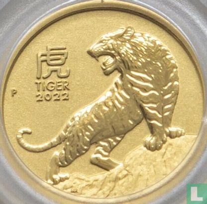 Australië 5 dollars 2022 "Year of the Tiger" - Afbeelding 1