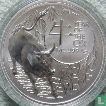 Australie 1 dollar 2021 (type 2) "Year of the Ox" - Image 2
