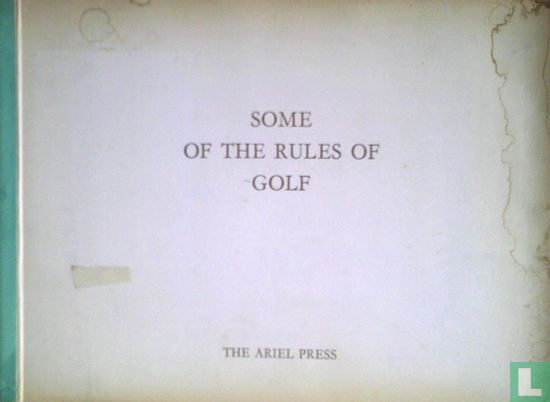 Some of the Rules of Golf - Image 1