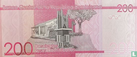 République Dominicaine 200 Pesos Dominicains - Image 2