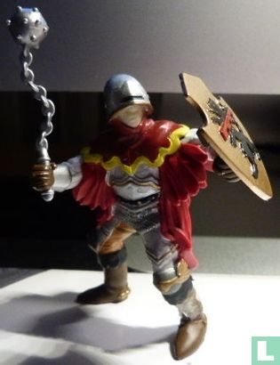 Knight with flail (red) - Image 1