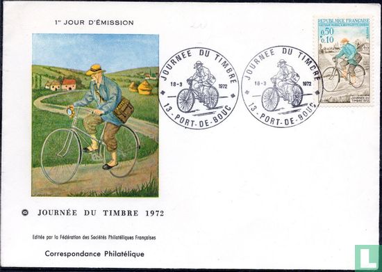 Postman on a bicycle