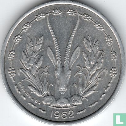 West-Afrikaanse Staten 1 franc 1962 - Afbeelding 1