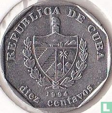 Kuba 10 Centavo 1994 - Bild 1