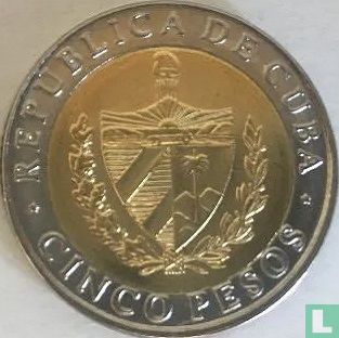 Kuba 5 Peso 2018 "Antonio Maceo" - Bild 2